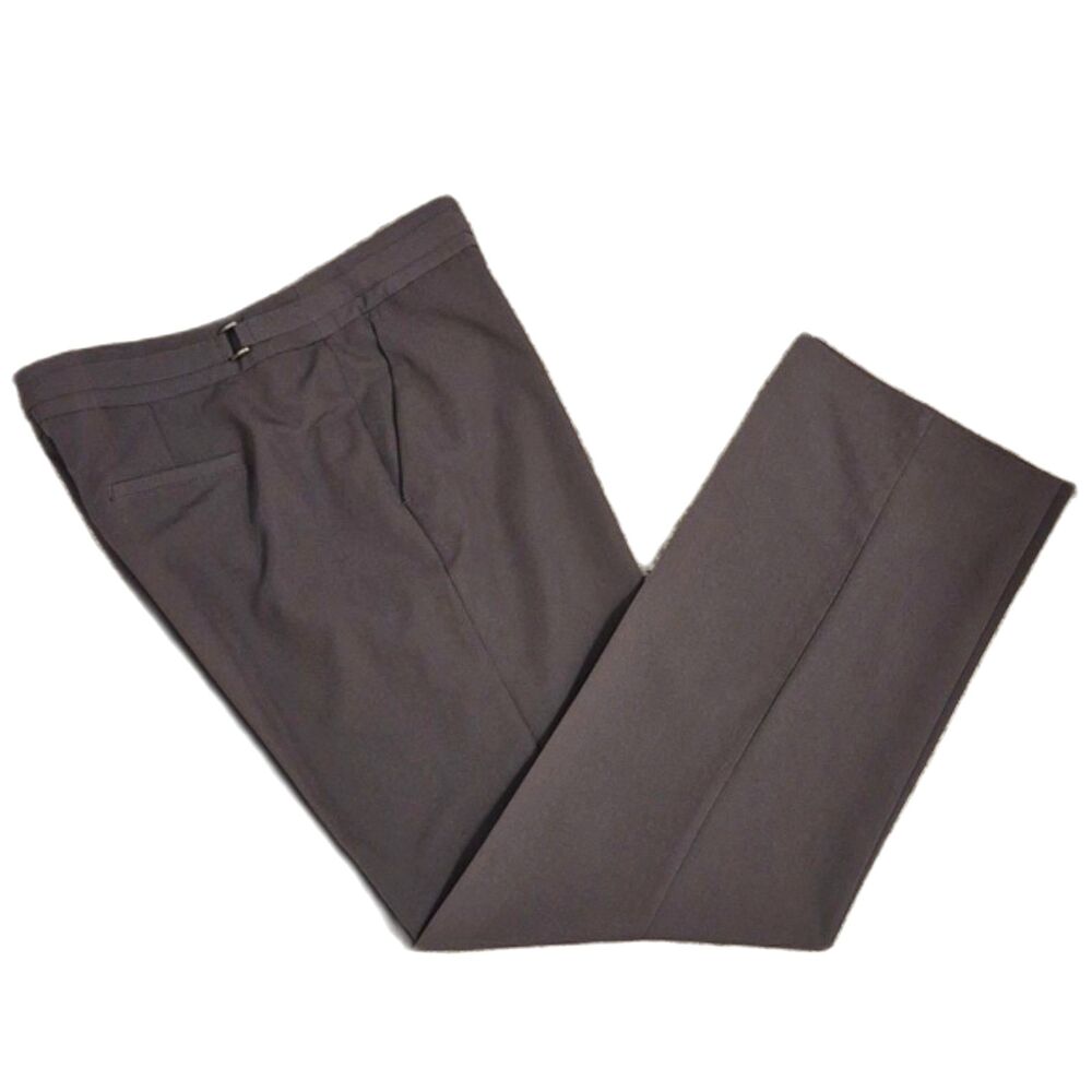 Zac & Rachel Dress Pants 16 Straight Leg Mid-Rise Dark Brown Slacks